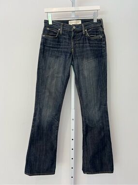 PAPER DENIM & CLOTH DARK WASH DISTRESSED JEANS SIZE 27